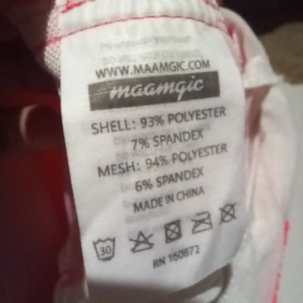 Maamgic Neon Striped Swim Trunks-Size XL-Drawstring-Elastic Waist-Mesh Brief-